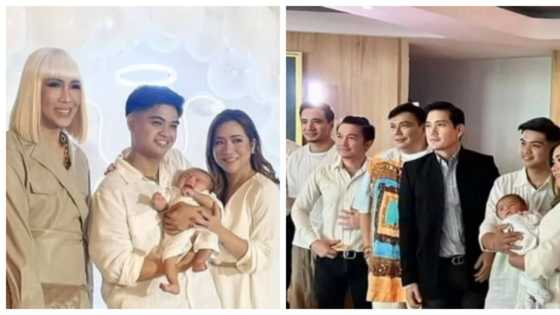 Erik Santos, Vice Ganda attend Christening of Angeline Quinto's baby