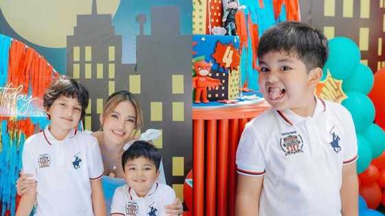 Sarah Lahbati throws 'PJ Masks'-themed birthday party for her son Kai