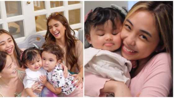 Maymay Entrata, Sofia Andres and baby Zoe visit baby Felize