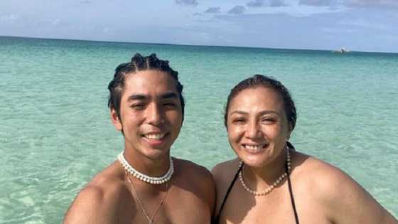 Cherry Pie Picache enlightens netizen who calls her “cougar” due to photos with son