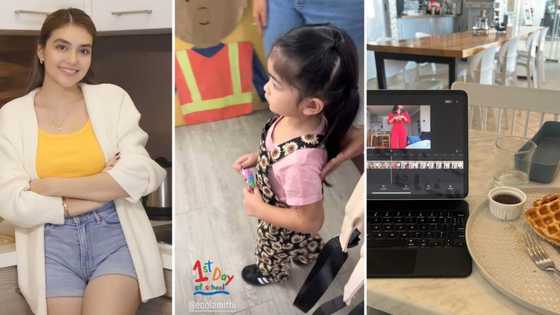 Trina Candaza, ipinasilip ginagawa niya habang inaantay matapos ang klase ni Mithi: "Editing my next vlog"