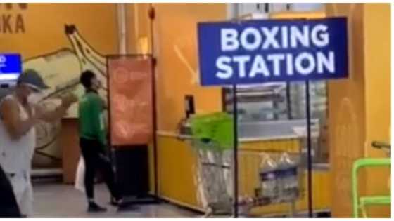 Video ng lalaki sa "boxing station", kinagiliwan ng maraming netizens