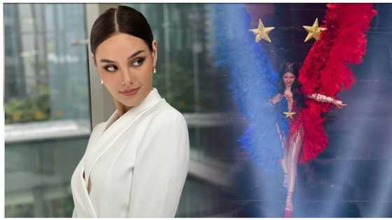 Catriona Gray, pinanindigan ang kanyang napiling "Top 6 National Costumes"