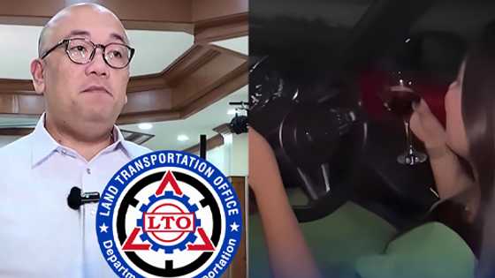 LTO issues show cause order against lady driver caught on video seemingly drinking while driving