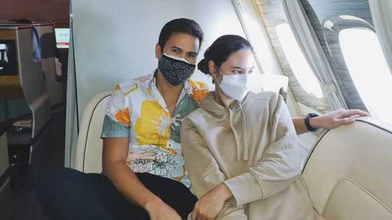 Netizens, nagbunyi sa latest pics nina Sam Milby at Catriona Gray: "Sweet nung back-hug"