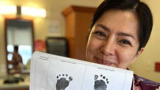 Alice Dixson announced the arrival of her first baby at 51