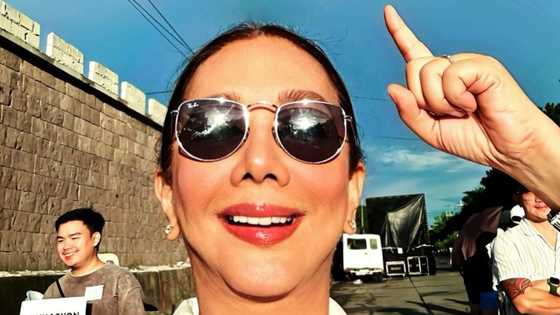 Korina Sanchez highlights rare double rainbow during Trillion Peso March