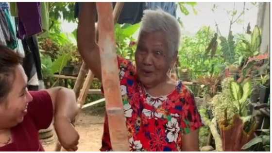 Lola na labis na natuwa sa natanggap na money cake, umantig sa puso ng netizens