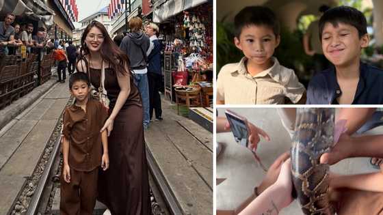 Kylie Padilla shares highlights of Thailand trip with sons Axl and Alas