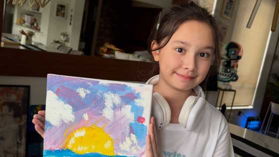Nadine Samonte, proud sa plano ni Heather para sa kanyang paintings, ibinida ang mga pininta ng anak