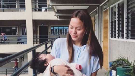 Isang teacher, nag-viral matapos alagaan ang baby ng estudyanteng nag-eexam