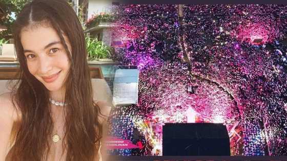 Anne Curtis, napa-wow sa aerial drone shot ng grand rally ni VP Leni Robredo sa Iloilo