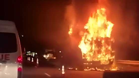 Engine fire destroys passenger bus on NLEX; Heroic crew saves all 51 passengers