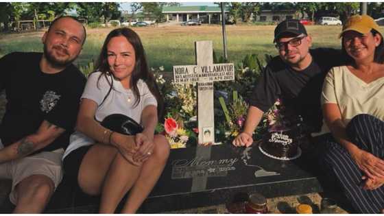 Lotlot de Leon & siblings celebrate Nora Aunor’s birthday at her tomb, share photos