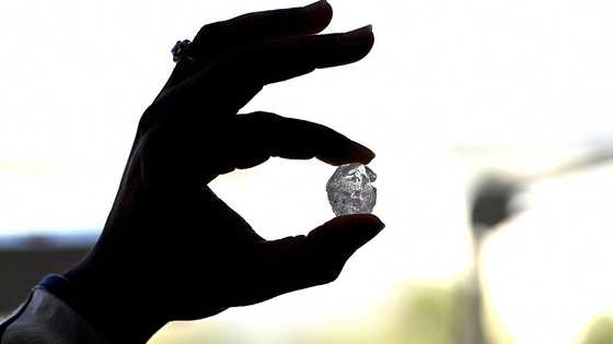 My 13-year-old son brought home a rock that looked like a diamond