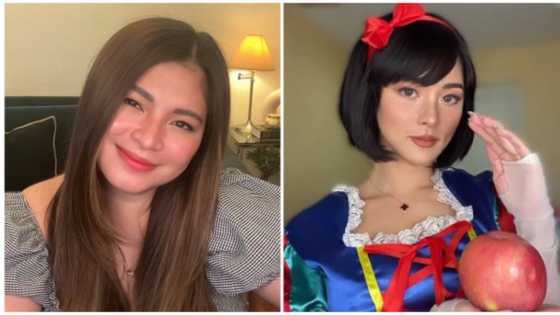 Angel Locsin reacts to Kim Chui's 'Snow White' look for Halloween: "Bagay sayo kimmy"