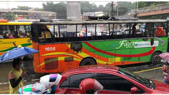Paglabas ng mga pasahero sa lumiyab na bus, sapul sa video