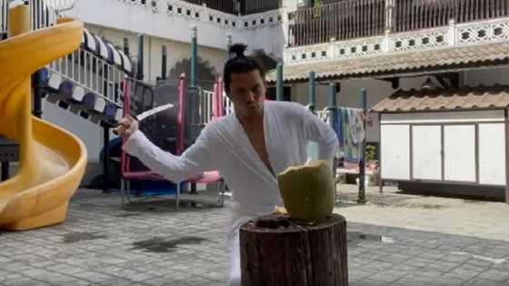 Robin Padilla, nag-viral nang mag ala-samurai sa nabubulok na melon