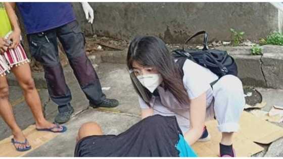 Nurse na nagpaanak sa kalsada, late na raw sa trabaho ngunit nagawa paring tumulong