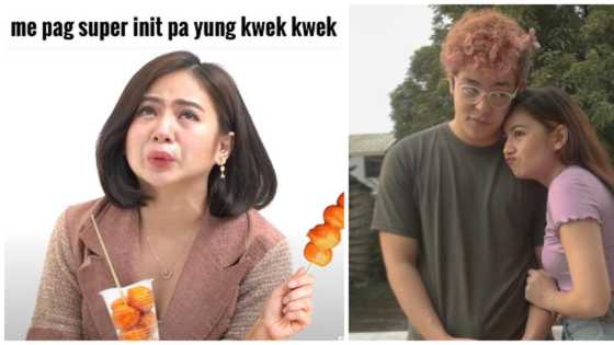 Ella Cruz reacts to her 'kwek kwek' meme, shows it to boyfriend Julian Trono