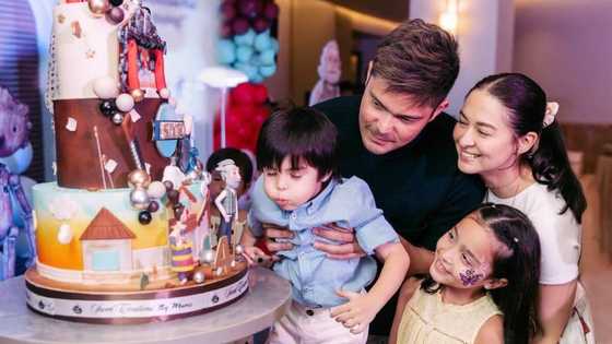 Dingdong Dantes thanks “SuperMama” Marian Rivera for arranging Sixto’s fun birthday party