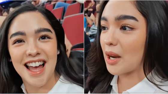 Video ni Andrea Brillantes habang nanonood ng UAAP Finals, viral