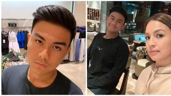 Aubrey Miles greets firstborn son, Maurie Obligacion on his 18th birthday