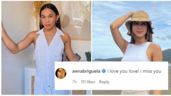 Awra Briguela, sinagot ang netizen na nagsabing "feeling close" raw siya kay Julia Barretto: "parang ikaw"