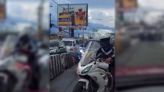 Viral ang video ng matibay na paninindigan ng isang motorista laban sa umano'y VIP convoy na nag-counterflow
