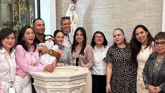Anak nina Ellen Adarna at Derek Ramsay na si Baby Liana, bininyagan na