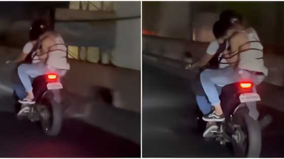 Rider, itinali ang pasaherong lasing para sa kaligtasan nito habang bumiyahe