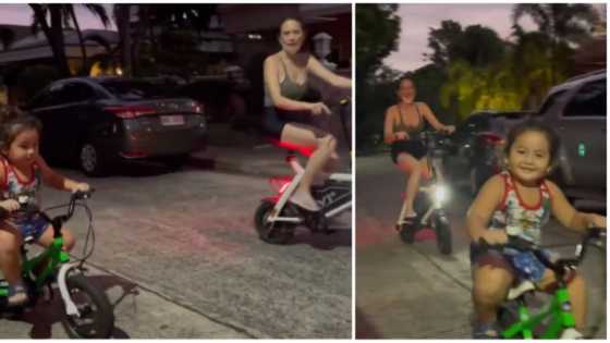 Ellen Adarna posts video of Elias adorably biking with her and Derek Ramsay