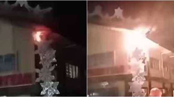 Christmas lights explode, catch fire at Subic municipal hall