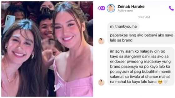 CEO na si Miss Glenda, ipinakita ang mensahe sa kanya ni Zeinab Harake matapos ang kinaharap nitong isyu