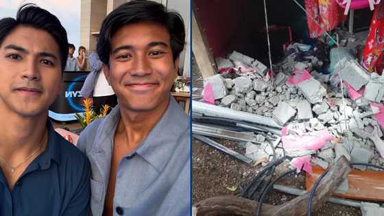 Dalawang male model, ibinebenta ang nagamit nilang brief upang makatulong sa mga biktima ng lindol