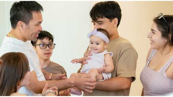 Jinkee Pacquiao shares new moments with Baby Clara; Israel bonds with his niece
