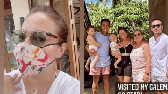 Karla Estrada, binisita si Andi Eigenmann at ang pamilya nito sa Siargao