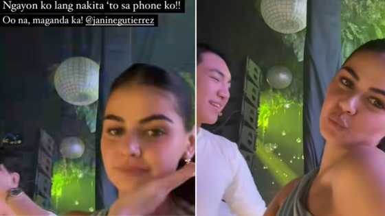 Darren Espanto sa video ng pag-awra ni Janine Gutierrez sa phone niya: "Oo na, maganda ka!"