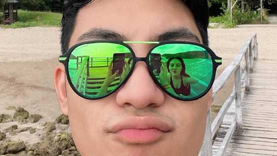 Netizens, kinilig sa reflection ni Cassy Legaspi sa shades ni Darren Espanto