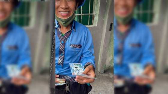 "Ate Yakult" naiyak sa tuwa pagkatapos bigyan ng customer ng P2K