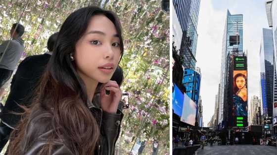 Maymay Entrata, na-feature sa isang billboard sa New York's Times Square