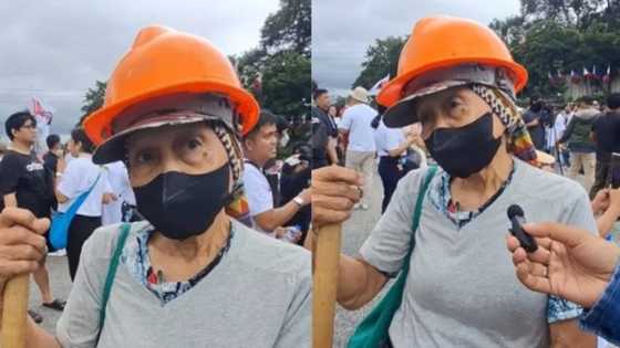 111 anyos na volunteer worker, nakibaka sa Trillion Peso March kontra korapsyon