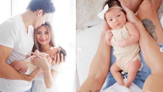 Sam Pinto, ipinakita ang magandang mukha ng baby sa unang pagkakataon