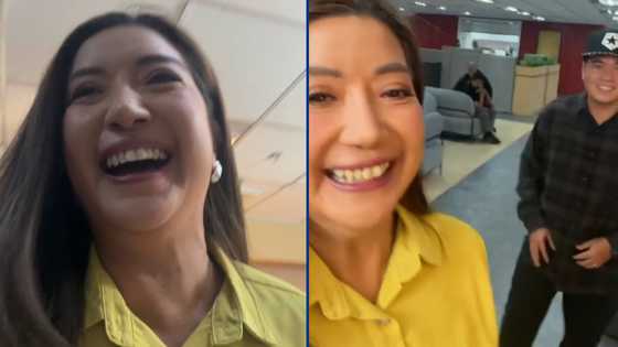 Kara David, hindi napigilan ang kakaibang reaksyon nang makaharap ang idol niya
