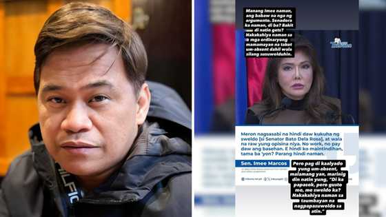 Ogie Diaz, nag-react sa pahayag ni Sen. Imee Marcos tungkol sa sweldo ng mga absentee