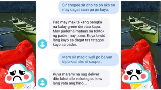 Delivery rider, nawindang sa customer na pinapatagos siya sa pader