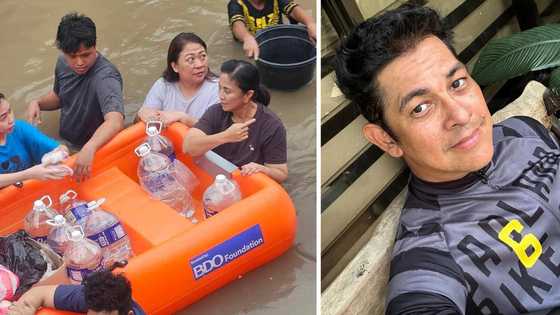 Celebrities, nag-react sa paglusong ni Leni Robredo sa baha para mag-abot ng tulong