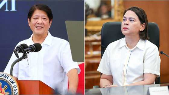 President Bongbong Marcos Jr. reacts to VP Sarah Duterte saying they are not friends