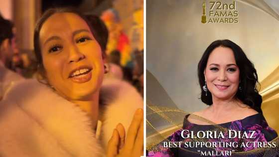 Isabelle Daza congratulates mom for "Best Supporting Actress" award at the FAMAS