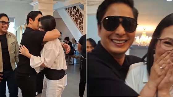 Coco Martin and Katherine Luna meet during an event for ‘Sigabo’